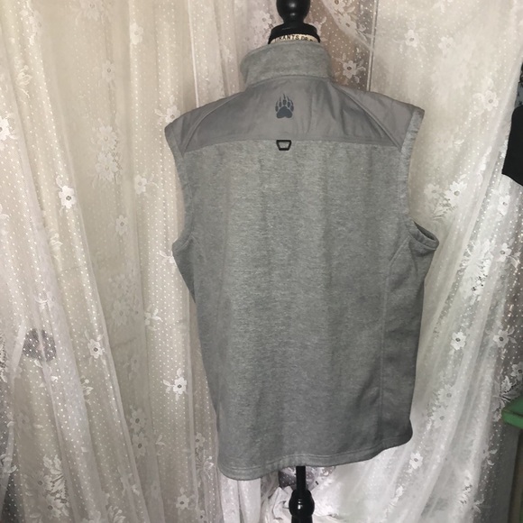 NWT Alaskan Hardgear by Duluth Trading Co Men's Fleece Fishing Vest Size XL Gray - Picture 2 of 11